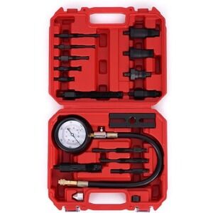 Diesel Engine Cylinder Compression Tester Kit Automotive Tool Set